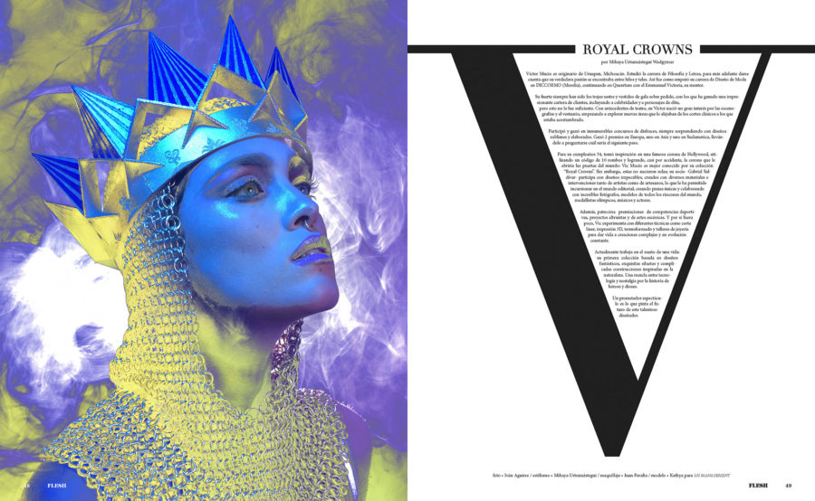 Victor Mucio Royal Crowns FLESH Magazine Ivan Aguirre