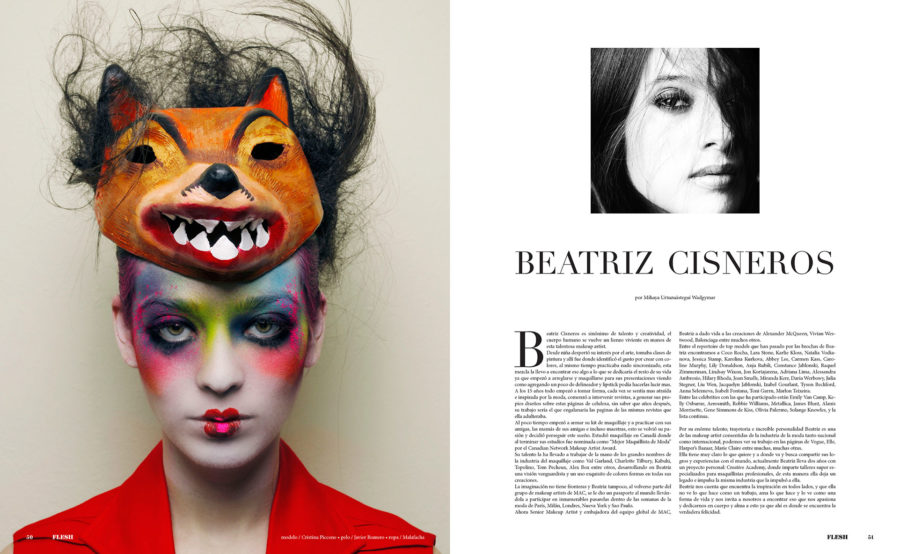 Beatriz Cisneros FLESH Magazine 1