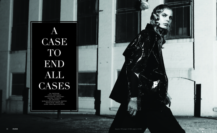 A Case To End All Cases FLESH Magazine Izack Morales, Styling Jahulie Elizalde, Make Up Christyna Kay, Hair Kim Garduno, Production & Scouting Direction Sarah Hein