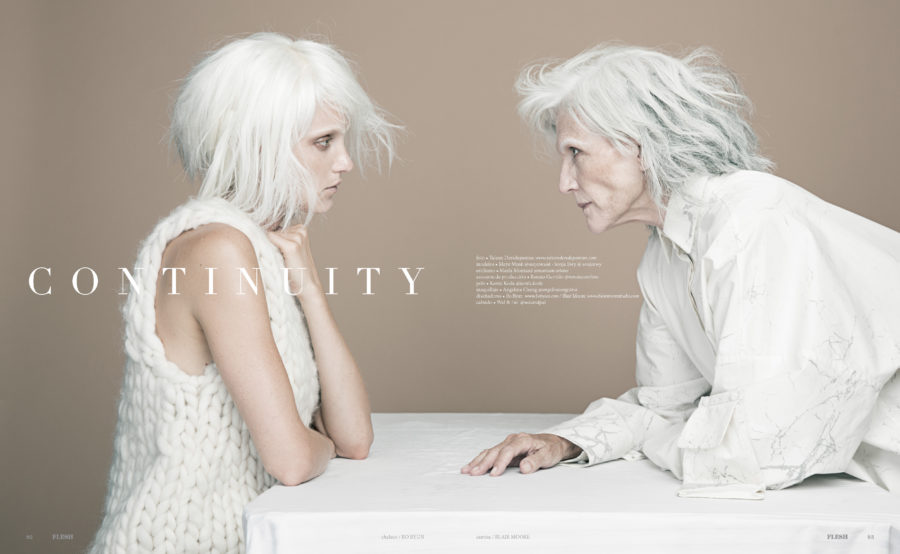 CONTINUITY FLESH Magazine Taleen Dersdepanian Maye Musk Sonja Ewy María Montané