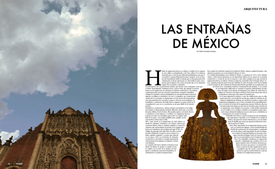 Las Entrañas de Mexico FLESH Magazine Arte Arquitectura Por Pablo Fernández Sánchez