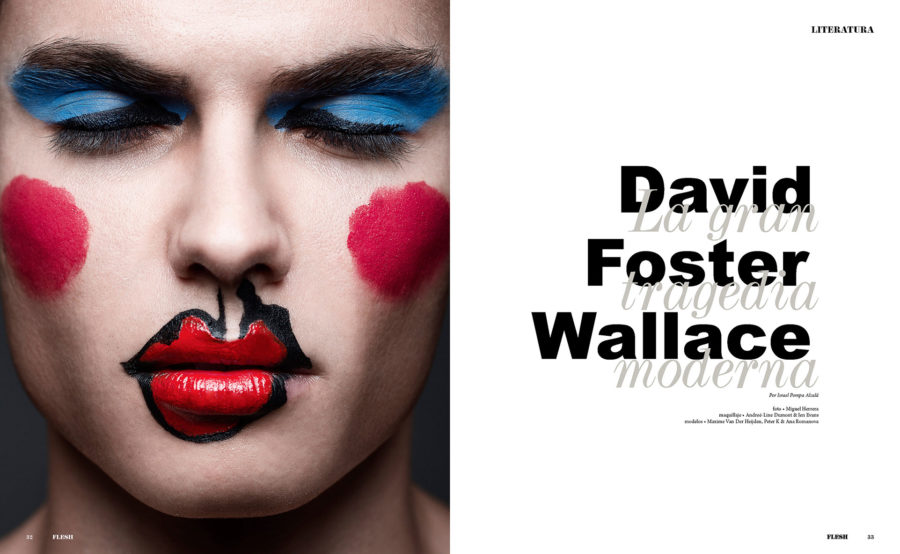 David Foster Wallace FLESH Magazine por Israel Pompa Alcala, foto Miguel Herrera