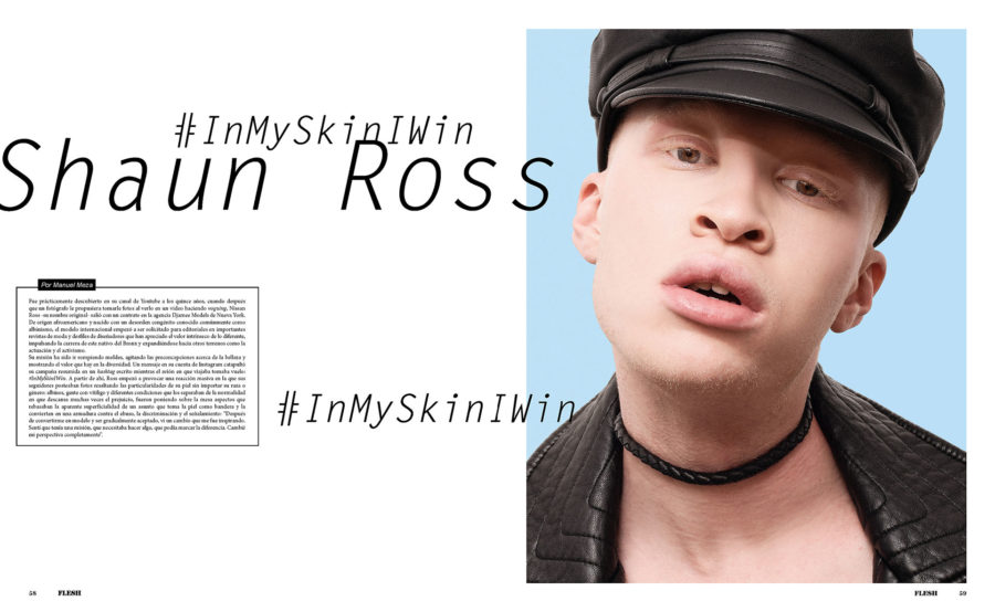 Shaun Ross FLESH Magazine texto Manuel Meza fotografia Alex Cordova