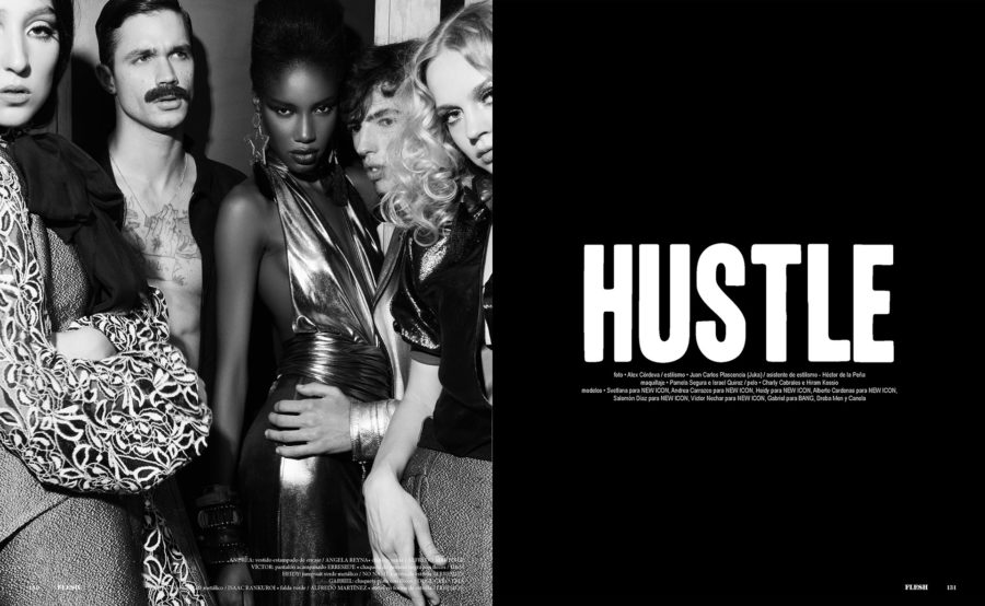 Hustle FLESH Magazine photo Alex Cordova Juka
