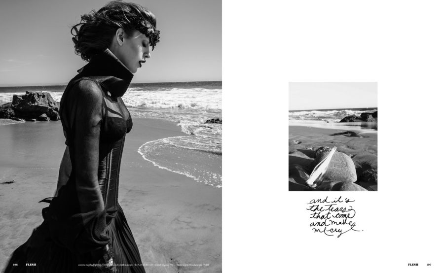 The Salty Sea Behind the Eyes FLESH Magazine Photo Alejandro Cabezut Akii Sara Robey Julia Savitskaya