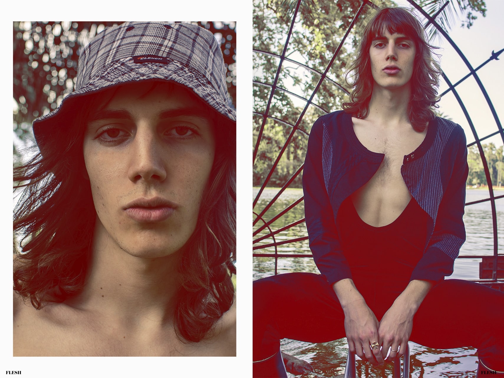 IN THE PARK - Mens Fashion Editorial - FLESH Magazine